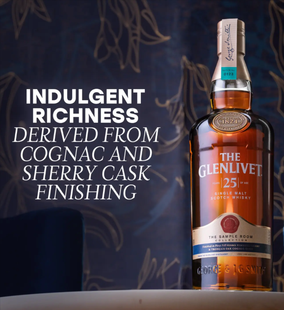 The Glenlivet 25 Year Old Single Malt Scotch Whisky