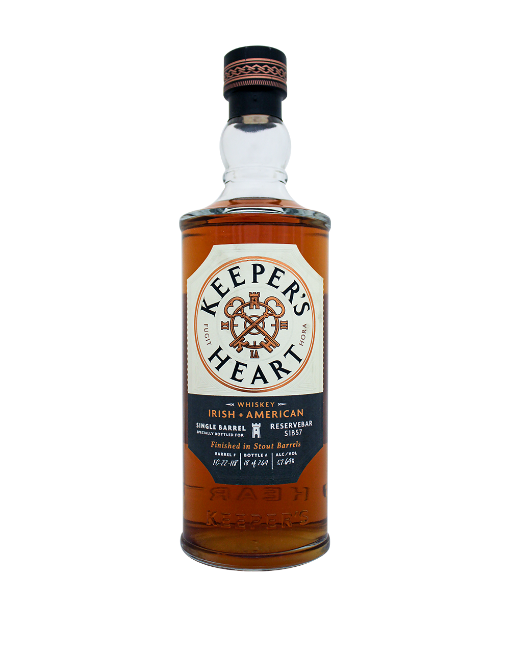 keeper’s heart stout barrel finished irish + american whiskey s1b57