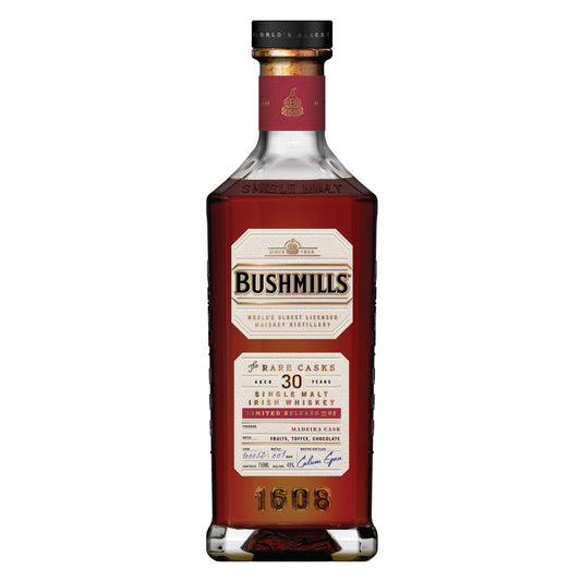 bushmills rare casks 30 year old madeira casks no. 03