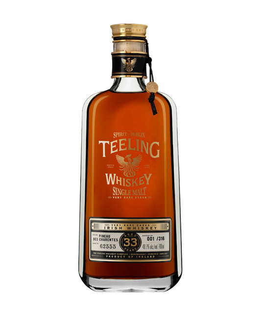 teeling 33-year-old single malt irish whiskey pineau des charentes finish