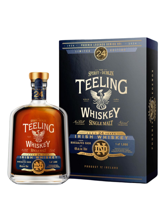 phoenix legends teeling irish whiskey single malt 24 year old