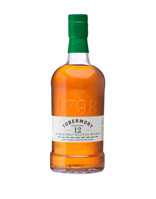 Tobermory 12 year old single malt scotch whisky