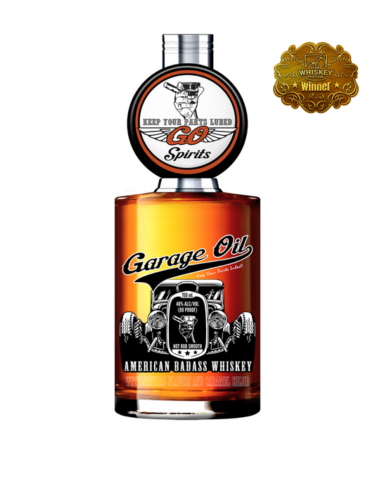 garage oil american badass whiskey