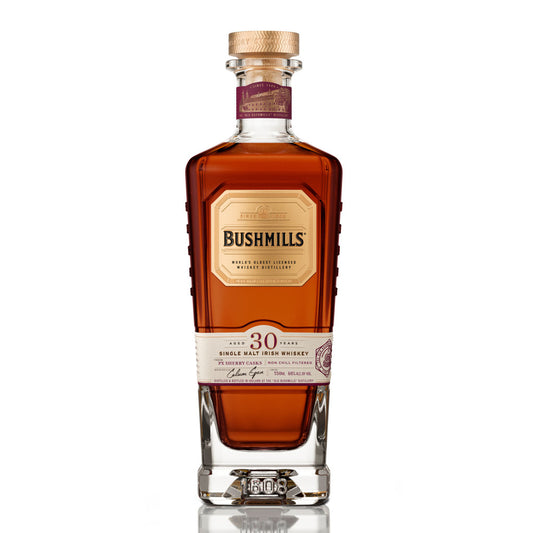 bushmills 30 year old single malt whiskey