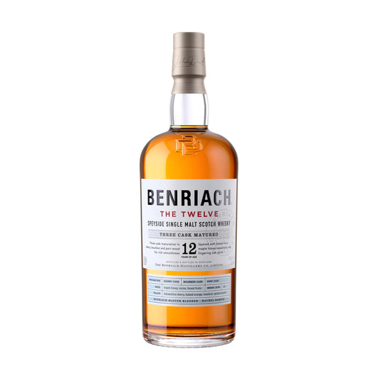 benriach the twelve speyside single malt scotch whiskey