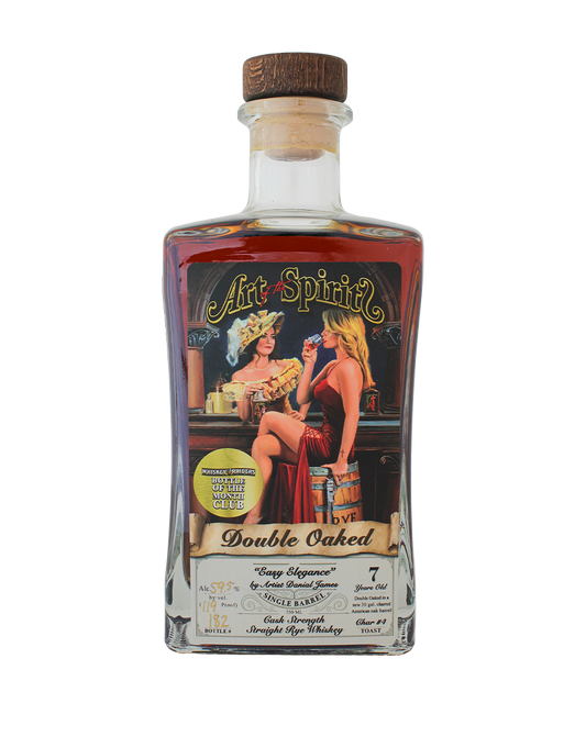art of the spirit whiskey raiders double oaked cask strength rye