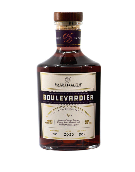 Barrelsmith Boulevardier Barrel Aged Premade Cocktail