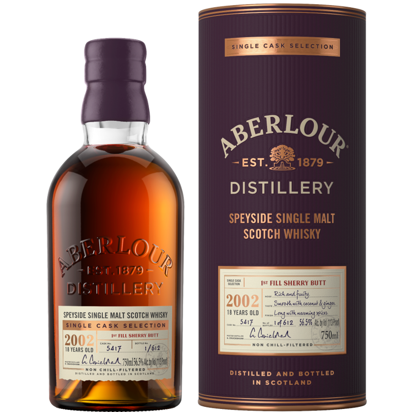 Aberlour Single Malt Scotch Whisky 18 Year Old Double Cask Matured
