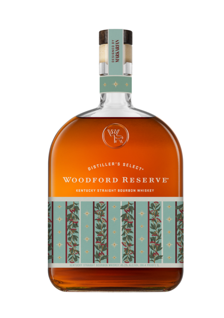 Woodford Reserve 2025 Holiday Bottle Kentucky Straight Bourbon Whiskey