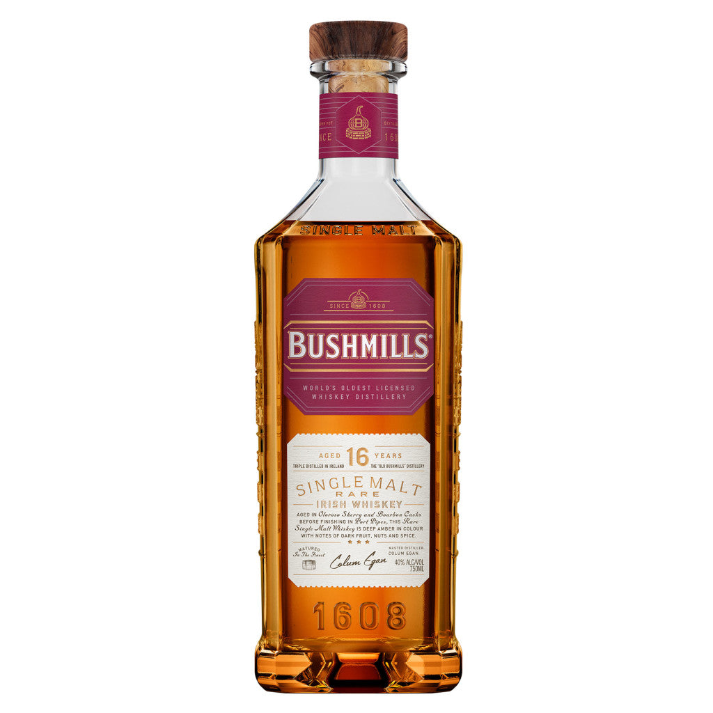 Bushmills® 16-year single malt whiskey