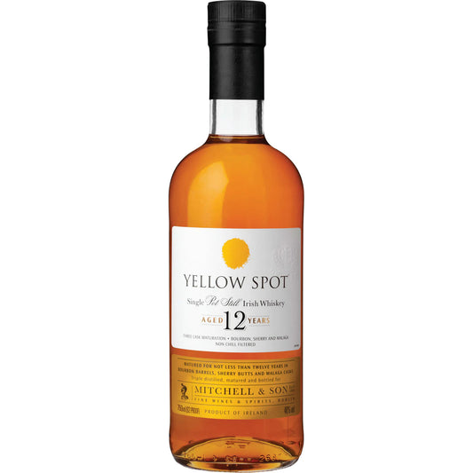 yellow spot single pot still 12 year old irish whiskey
